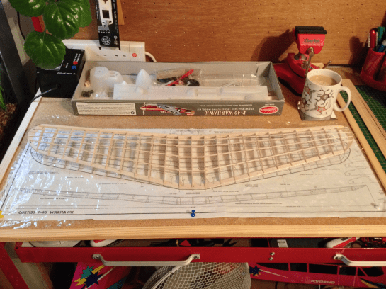 Guillows P40 Dihedral Set Guillows P40 (C) Dihedral Set