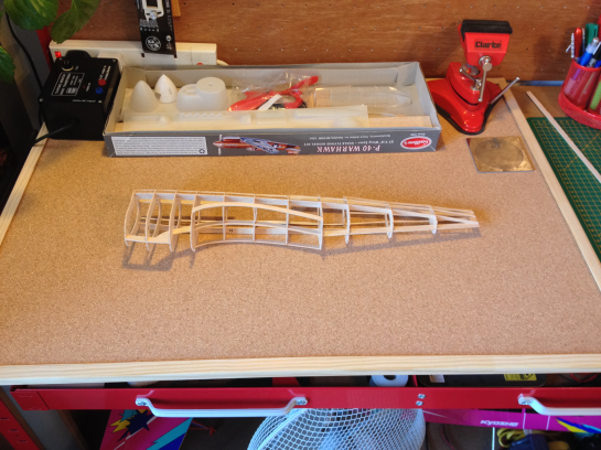 Guillows P40 Opposite Formers Guillows P40 (H) Opposite Fuselage Formers Added