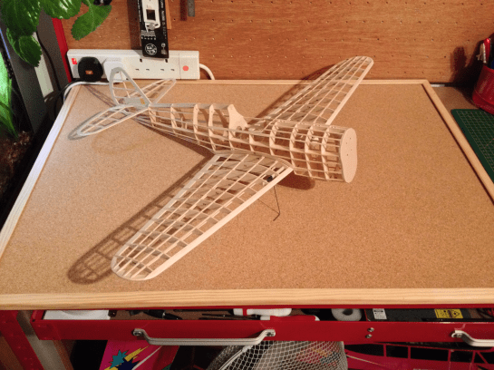 Guillows P40 Dry Assembly Guillows P40 (K) Dry Assembly