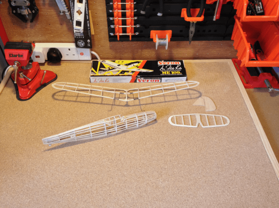 Veron Tru-Flite ME109G Frames Completed