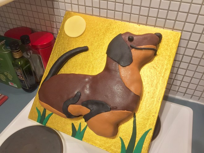 Dachshund Cake