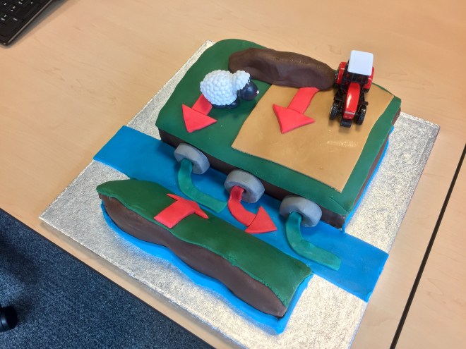 Water Quality themed Cake